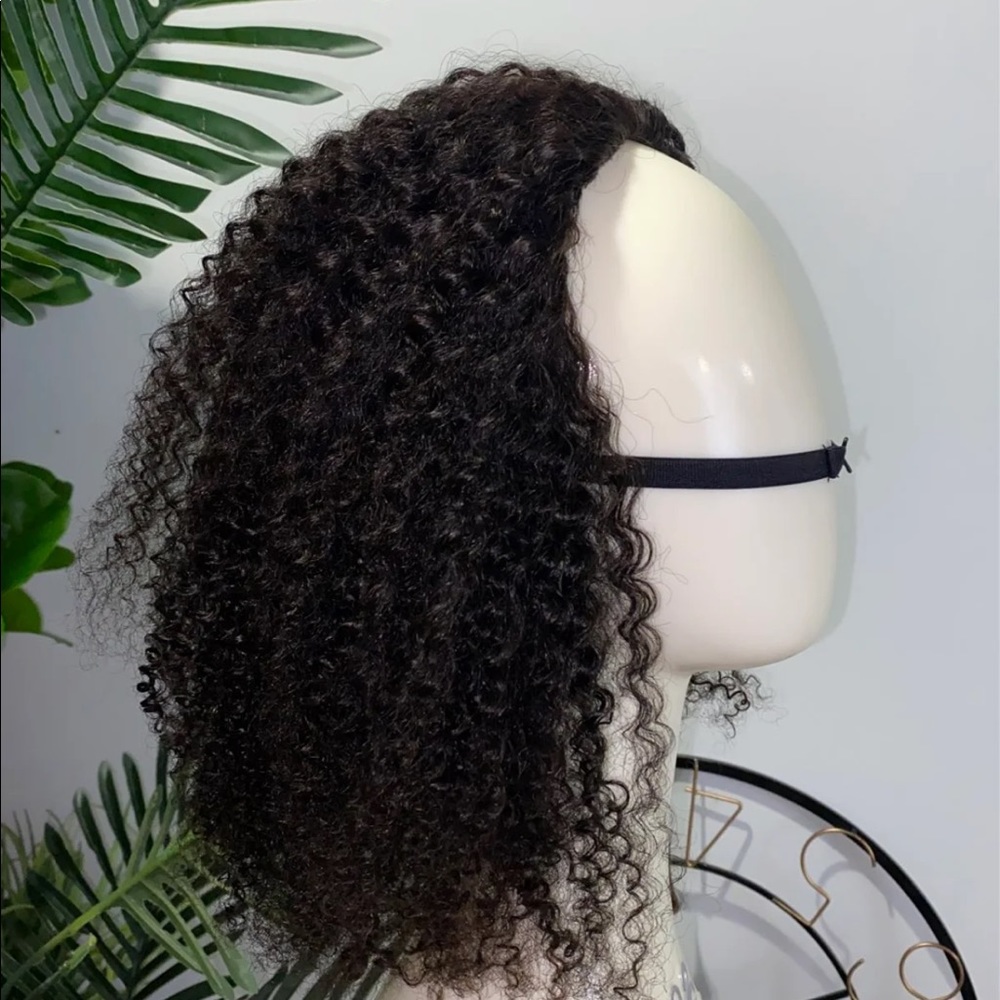 14”HH half wig